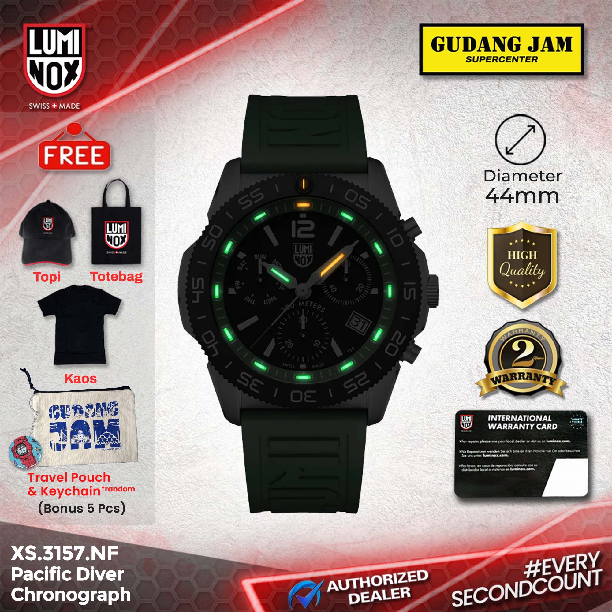 Luminox XS.3157.NF Pacific Diver Chronograph