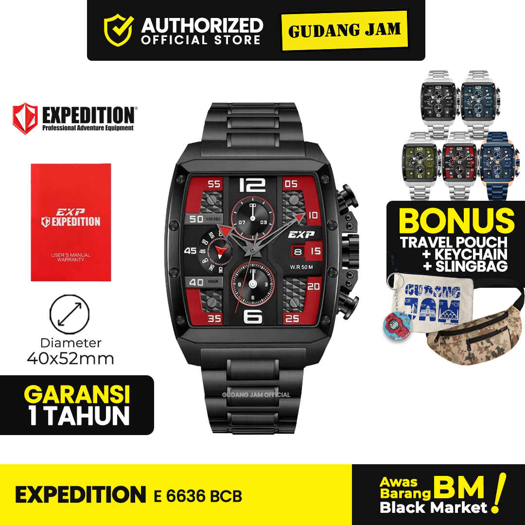 Expedition EX 6636 BCB | Jam Tangan Pria Analog