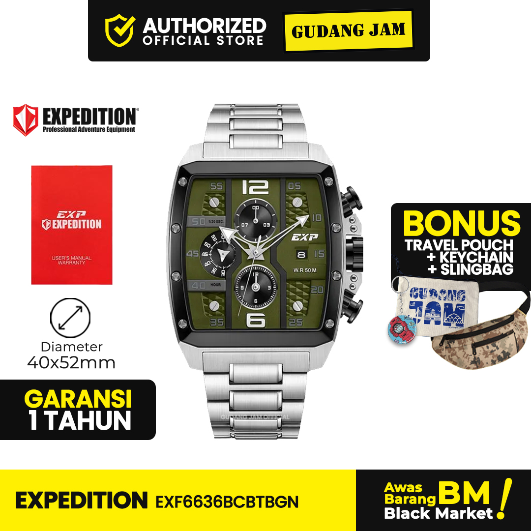 Expedition EX 6636 BCB | Jam Tangan Pria Analog