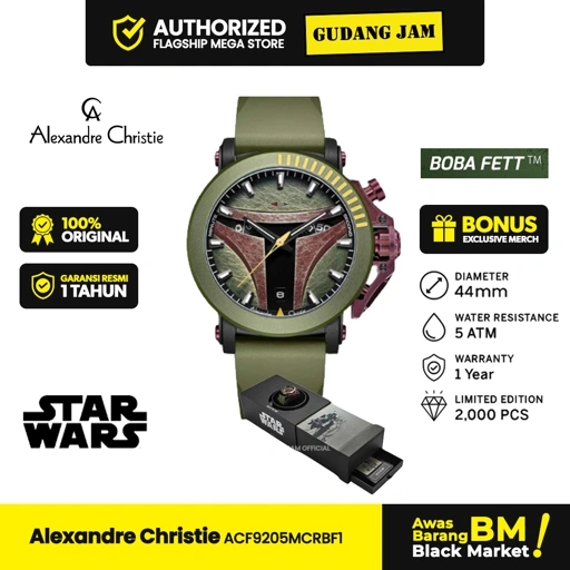Image of Alexandre Christie X Star Wars AC 9205 MCRBF1 Boba Fett Edition