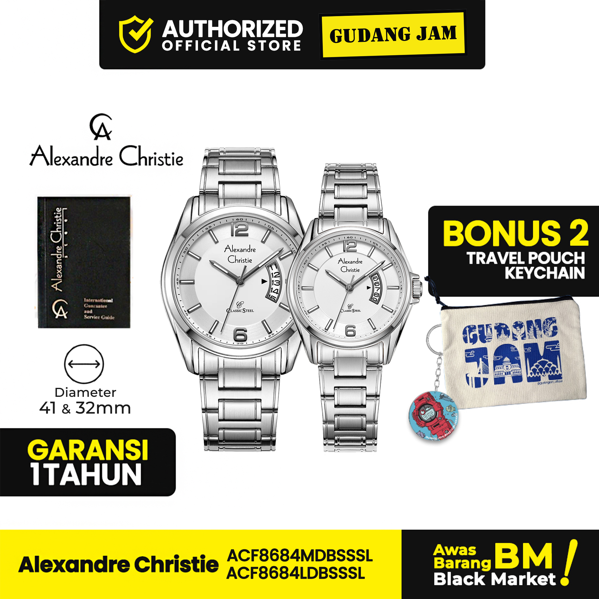 Alexandre Christie AC 8684 Couple Series