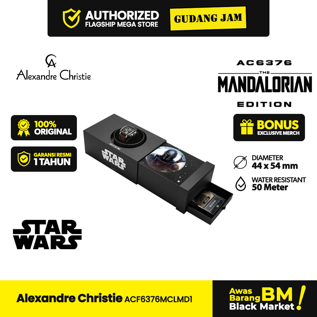 Alexandre Christie X Star Wars The Mandalorian AC 6376 MCLMD1 Limited Edition