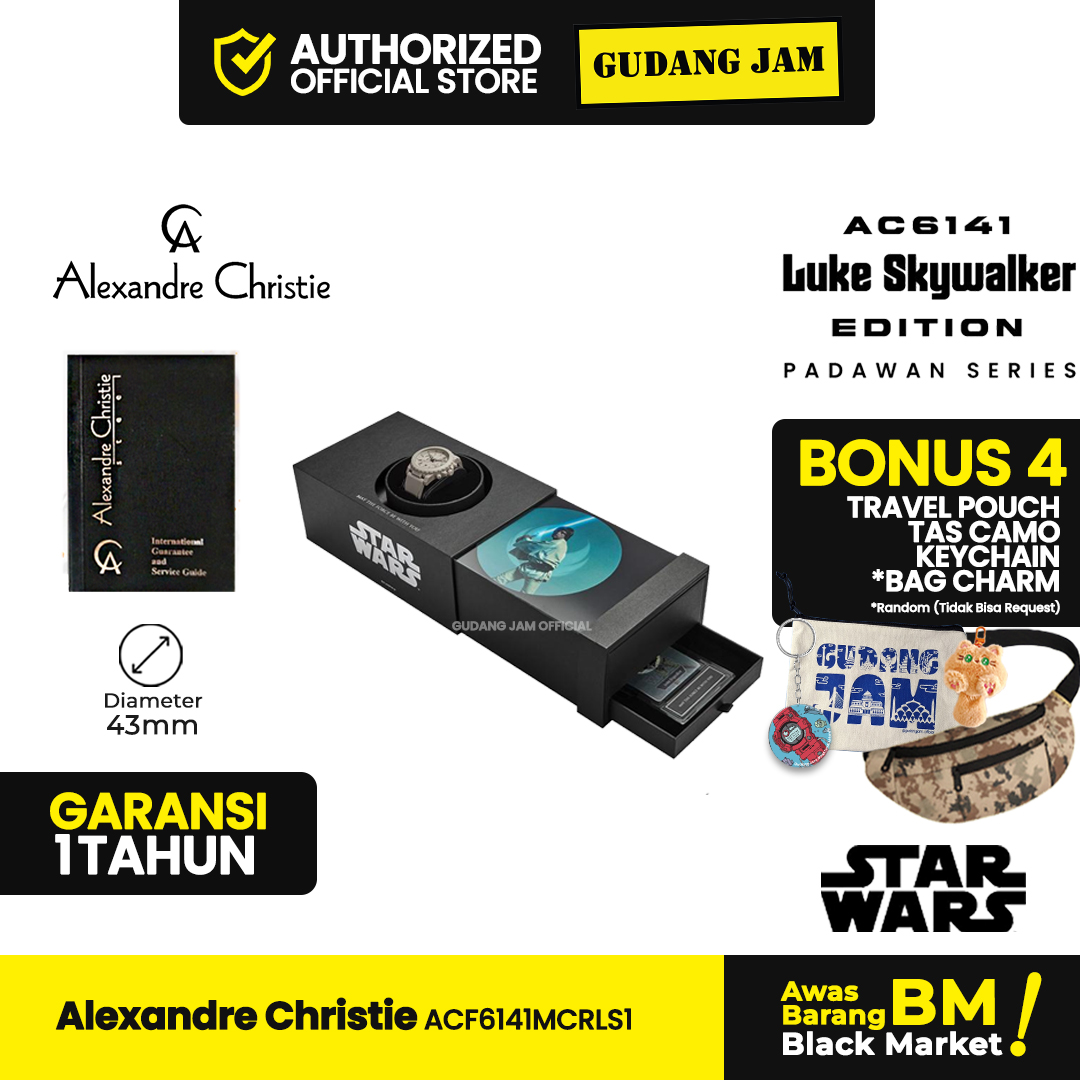 Alexandre Christie X Star Wars AC 6141 MCRLS1 Luke Skywalker Padawan Series Limited Edition