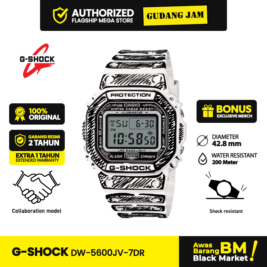 G-Shock DW-5600JV-7DR Joshua Vides Collaboration Models