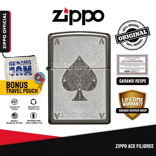 Image of Zippo Ace Filigree 28323