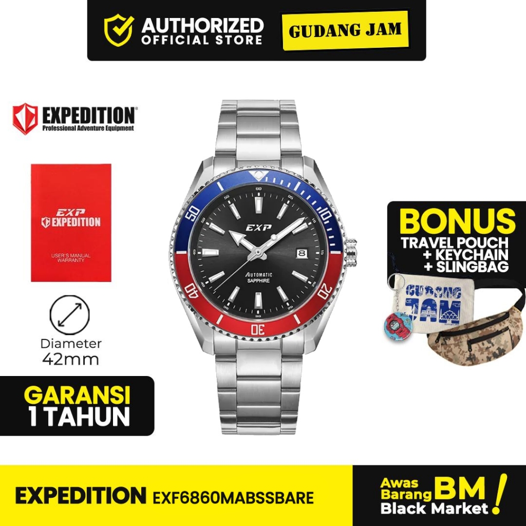 Jam Tangan Pria Analog Expedition EX 6860 MAB