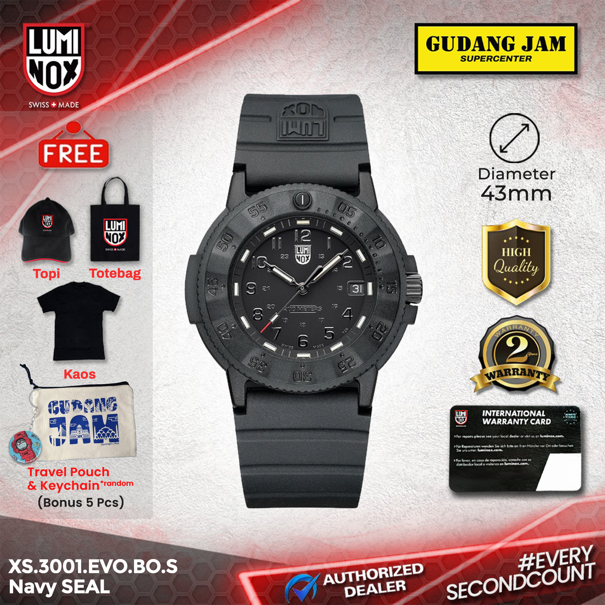 Luminox XS.3001.EVO.BO.S Navy SEAL