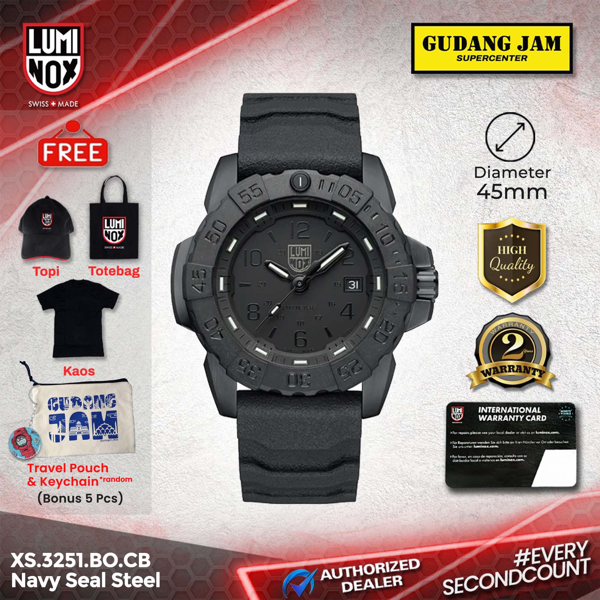 Luminox XS.3251.BO.CB Navy Seal Steel