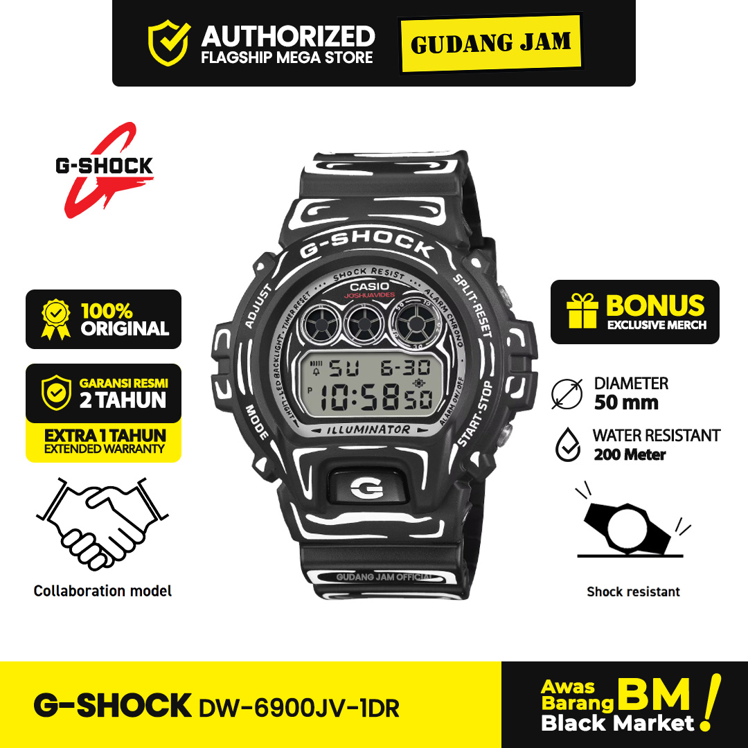 G-Shock DW-6900JV-1DR Joshua Vides Collaboration Models