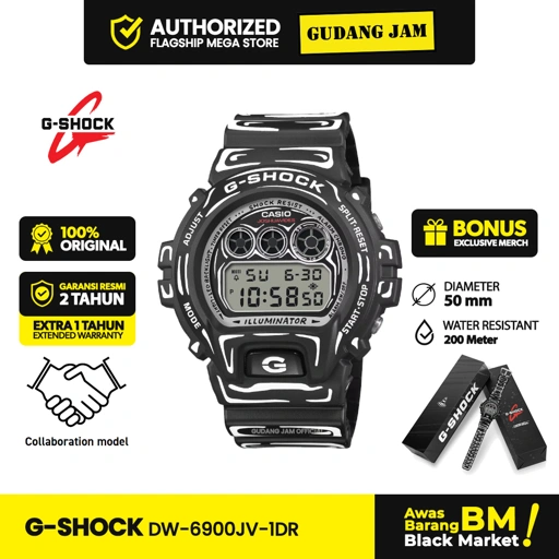 G-Shock DW-6900JV-1DR Joshua Vides Collaboration Models