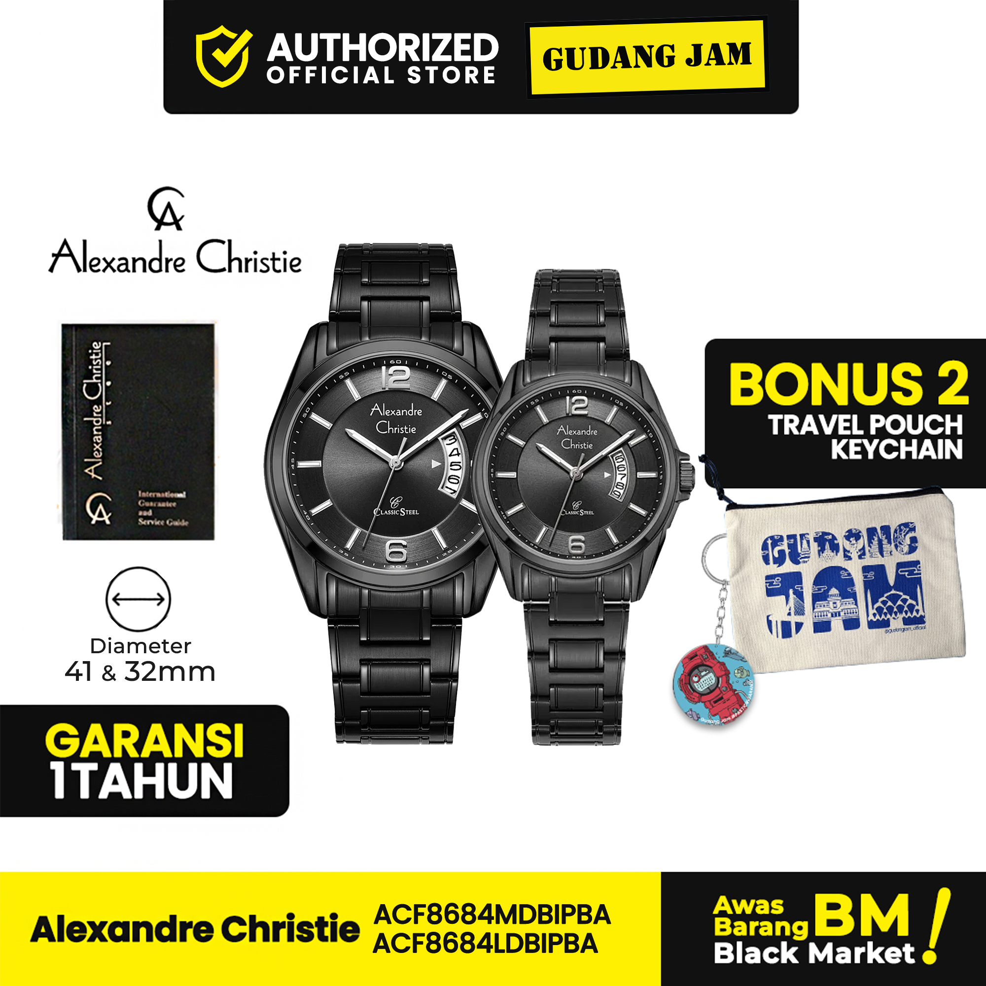 Alexandre Christie AC 8684 Couple Series