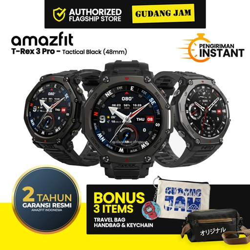 Image of Amazfit T-Rex 3 Pro Tactical Black 48mm