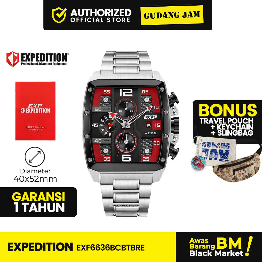Expedition EX 6636 BCB | Jam Tangan Pria Analog