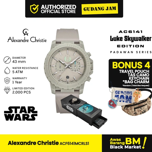 Image of Alexandre Christie X Star Wars AC 6141 MCRLS1 Luke Skywalker Padawan Series Limited Edition
