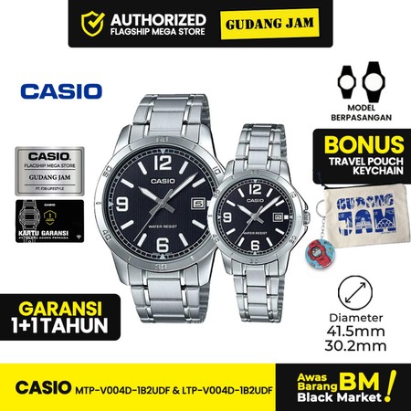 Casio Couple MTP V004D 1B2 & LTP V004D 1B21BUDF