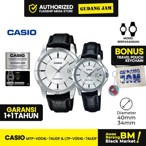 Image of Casio Couple MTP-V004L-7AUDF & LTP-V004L-7AUDF