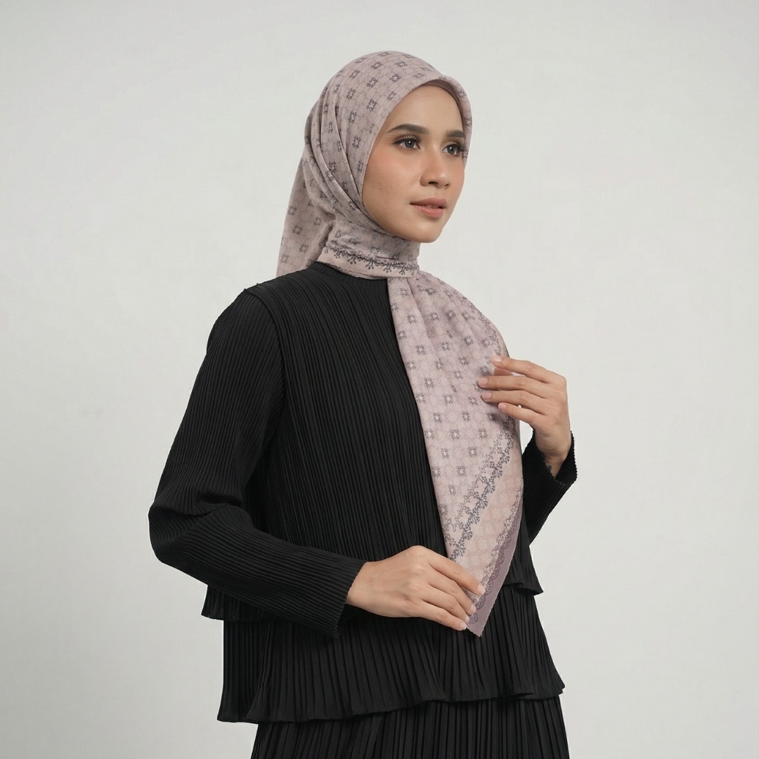 Zoya - Elvina Print Scarf - Kerudung Hijab Segi Empat Motif Premium - Box