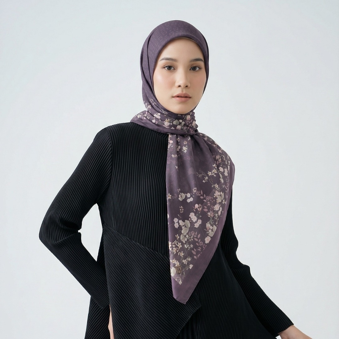 Zoya - Hana Print Scarf - Kerudung Hijab Segi Empat Motif Premium - Box
