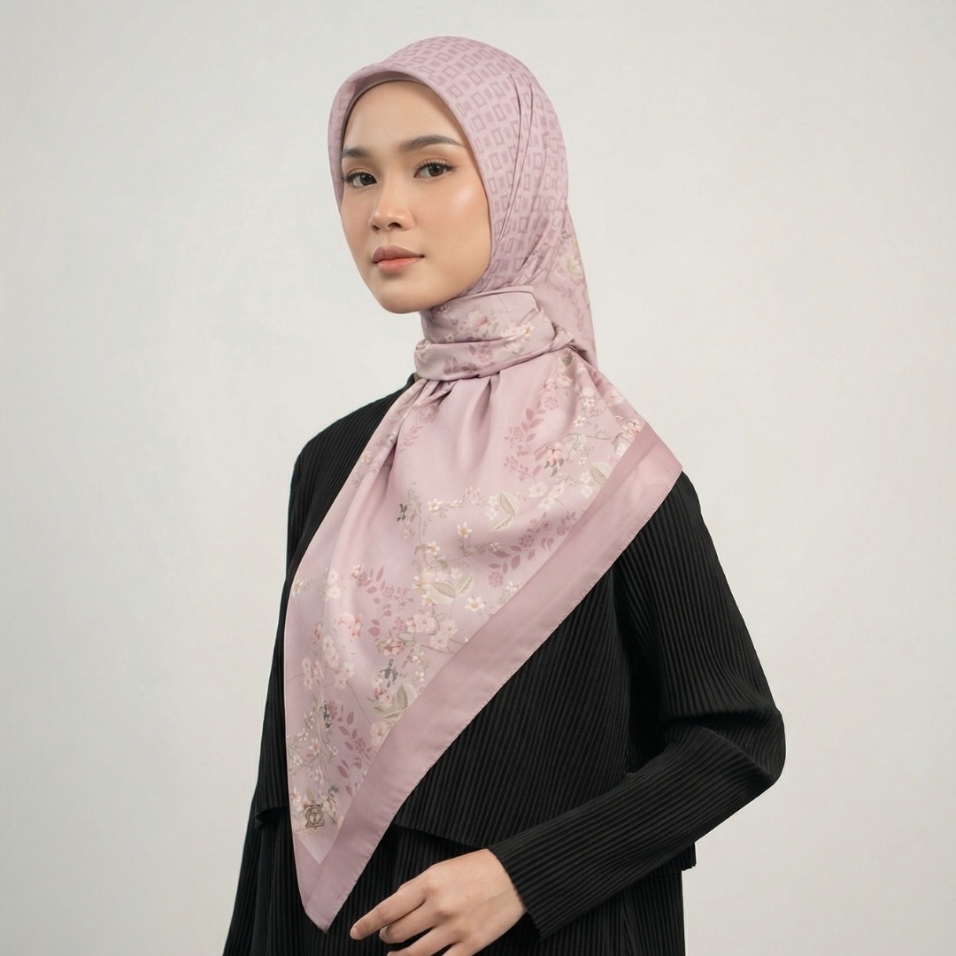 Zoya - Hana Print Scarf - Kerudung Hijab Segi Empat Motif Premium - Box
