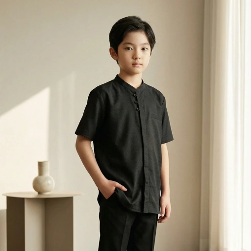 Image of Zoya Parviz Menswear Boys - Koko Baju Muslim Anak Pria - Bahan Cotton Blend