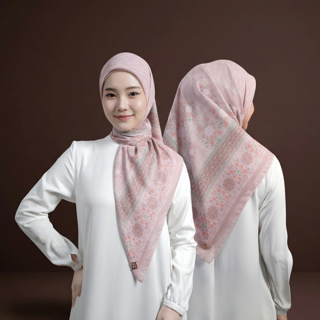 Zoya - Arisha Print Scarf - Kerudung Hijab Segi Empat Motif Premium - Box