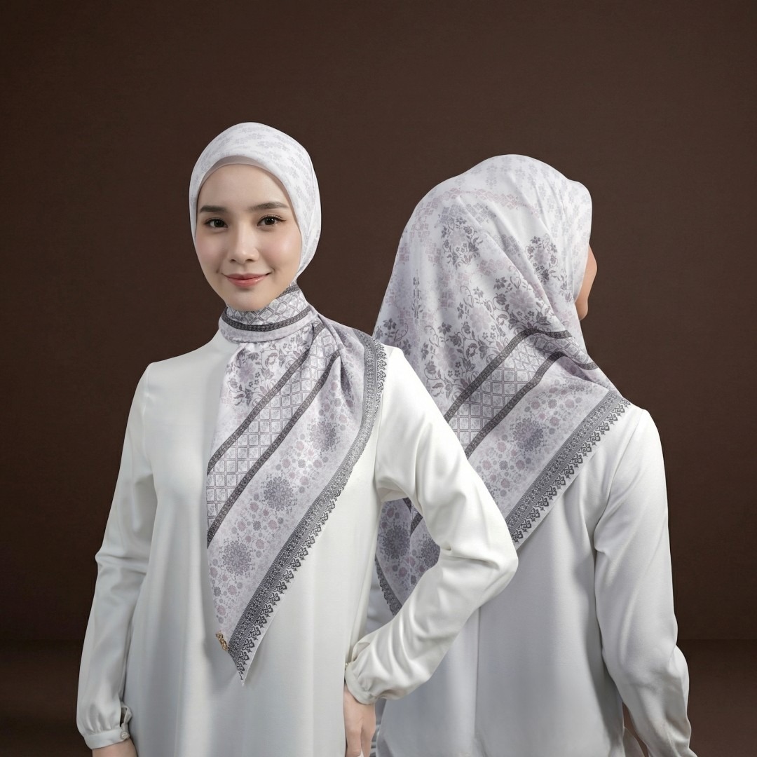 Zoya - Arisha Print Scarf - Kerudung Hijab Segi Empat Motif Premium - Box