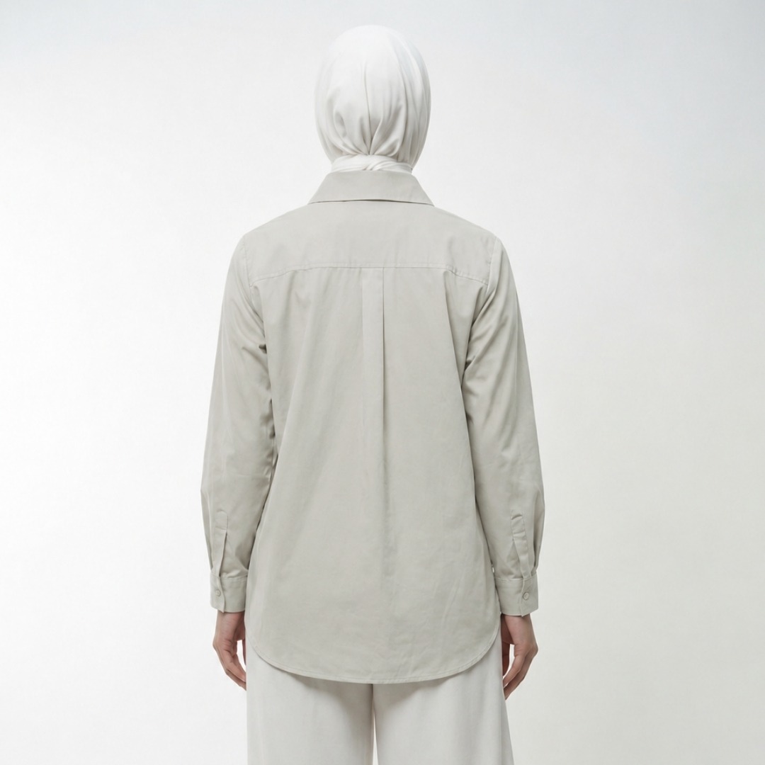 Zoya Basic Cutting Z02 Office Wear - Atasan Wanita Busui Friendly - Bahan Calvary