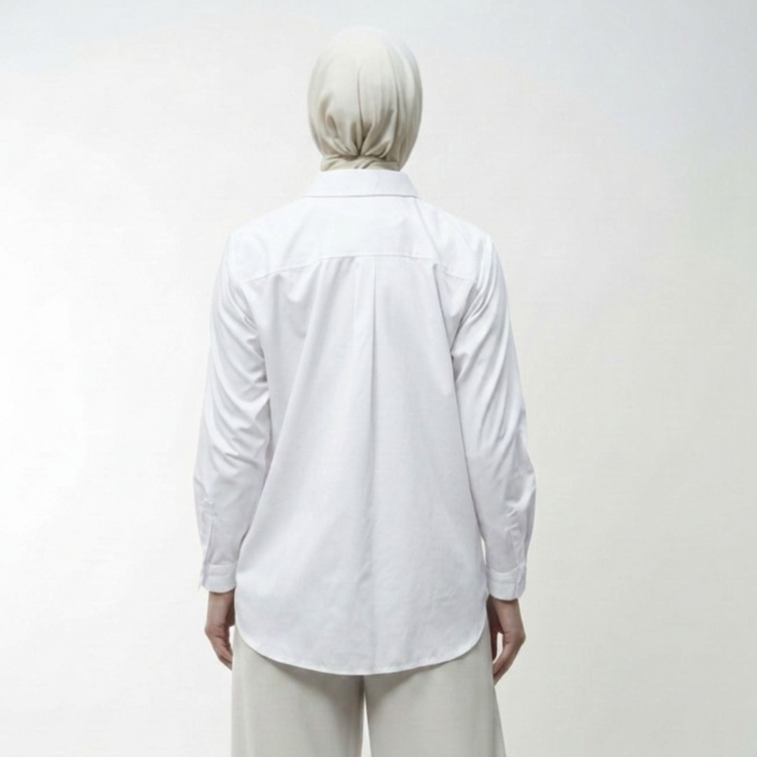 Zoya Basic Cutting Z02 Office Wear - Atasan Wanita Busui Friendly - Bahan Calvary
