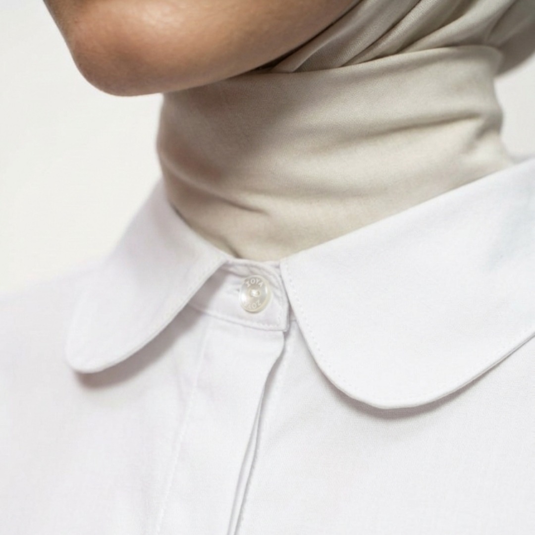 Zoya Basic Cutting Z02 Office Wear - Atasan Wanita Busui Friendly - Bahan Calvary