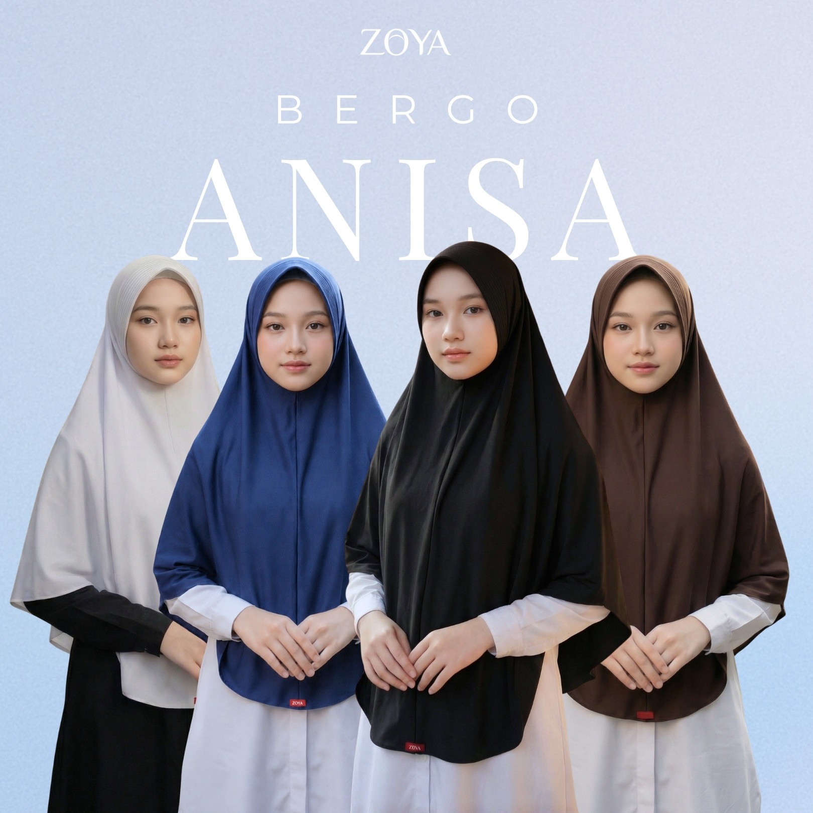 Zoya Bergo Annisa - Hijab Instan - Bahan Breeze Flex