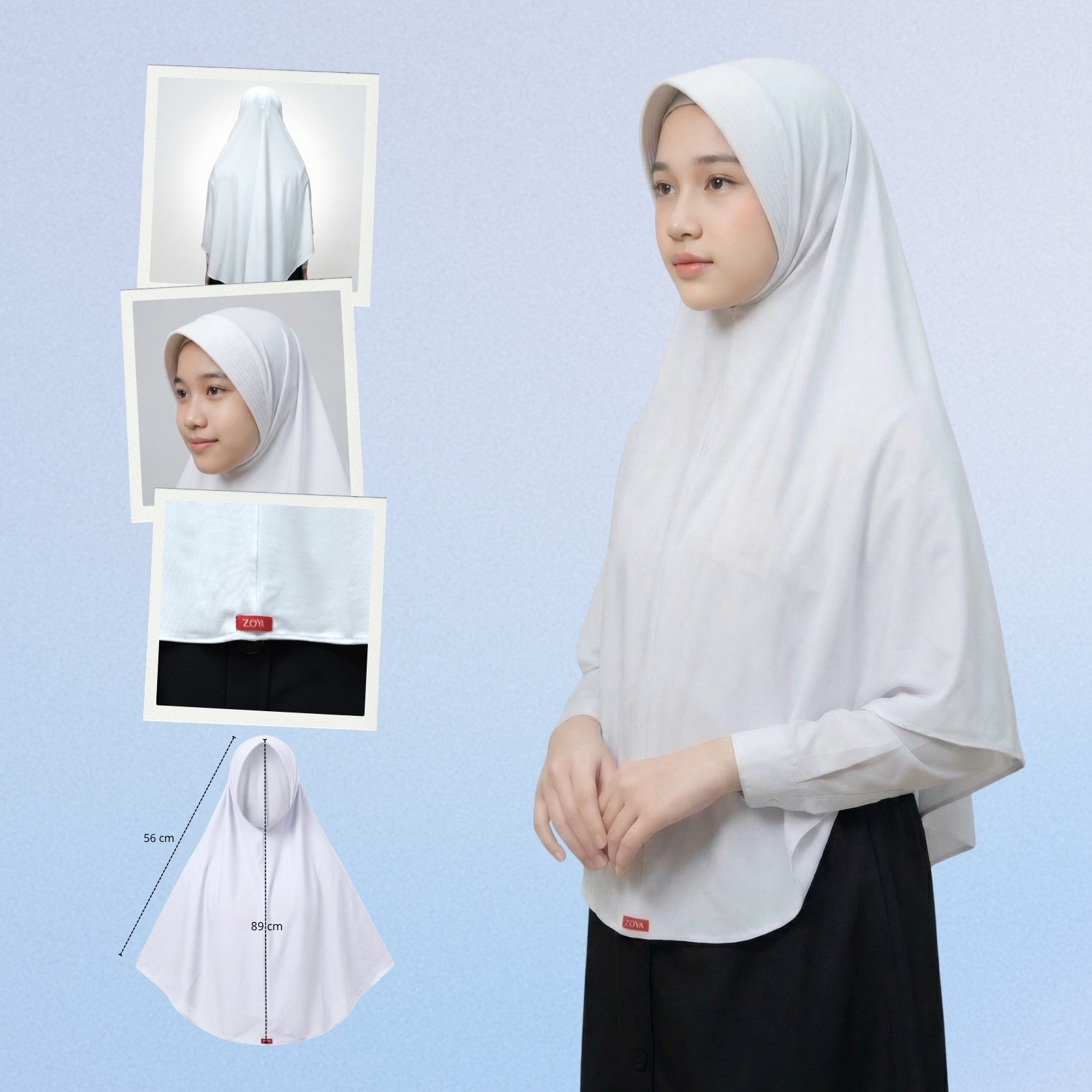 Zoya Bergo Annisa - Hijab Instan - Bahan Breeze Flex