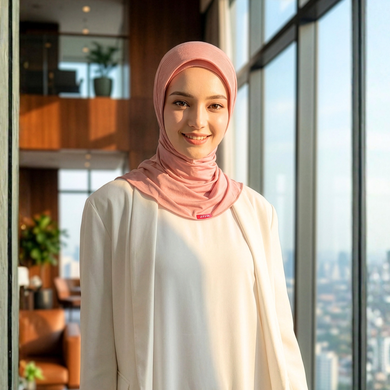 Zoya Bergo Office - Kerudung Hijab Instant Office - Bahan Lycra