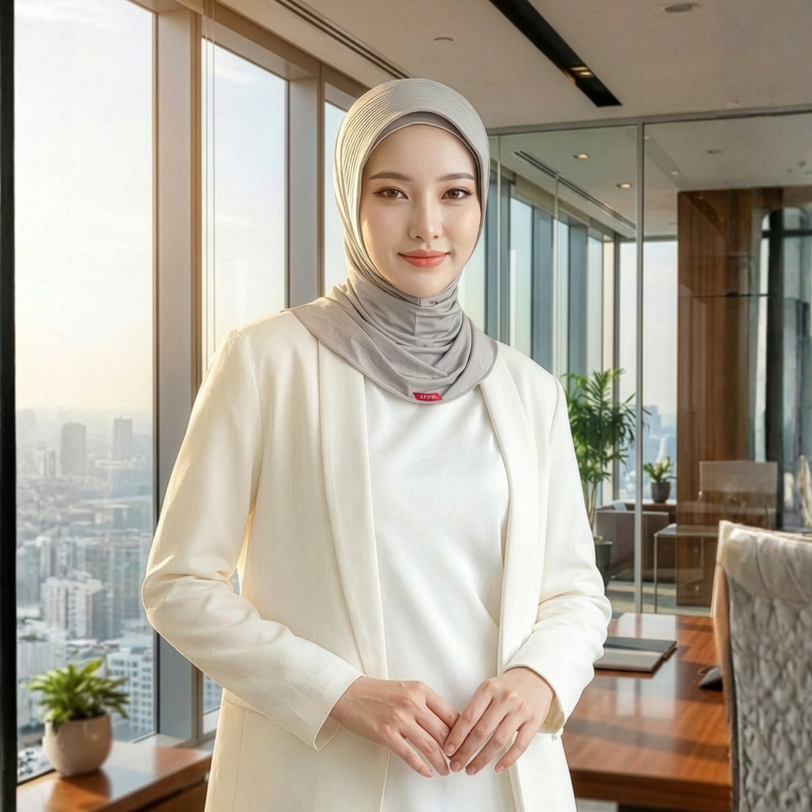 Zoya Bergo Office - Kerudung Hijab Instant Office - Bahan Lycra