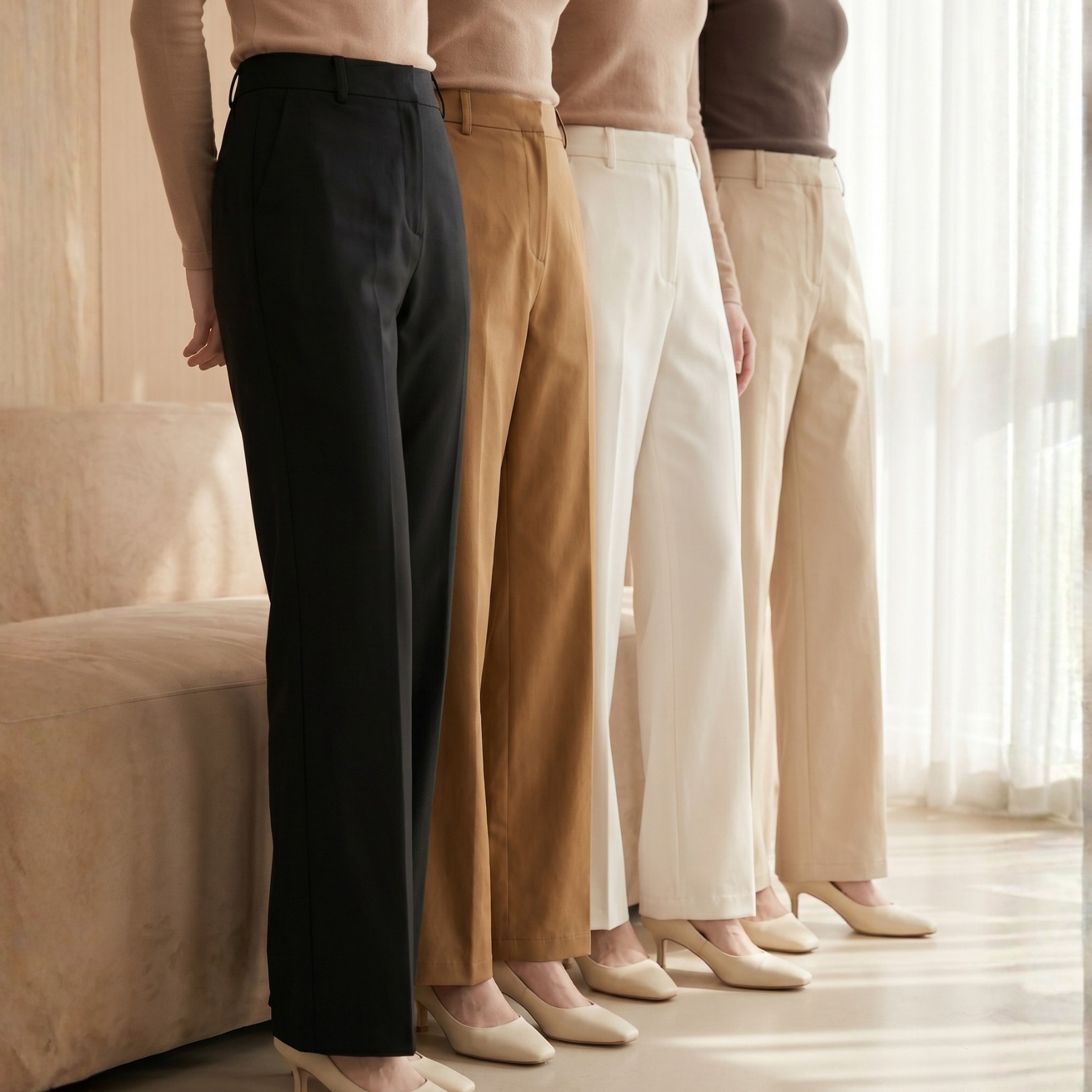 Zoya Bottom Flare Z02 Pants - Celana Polos Wanita - Bahan Maharani