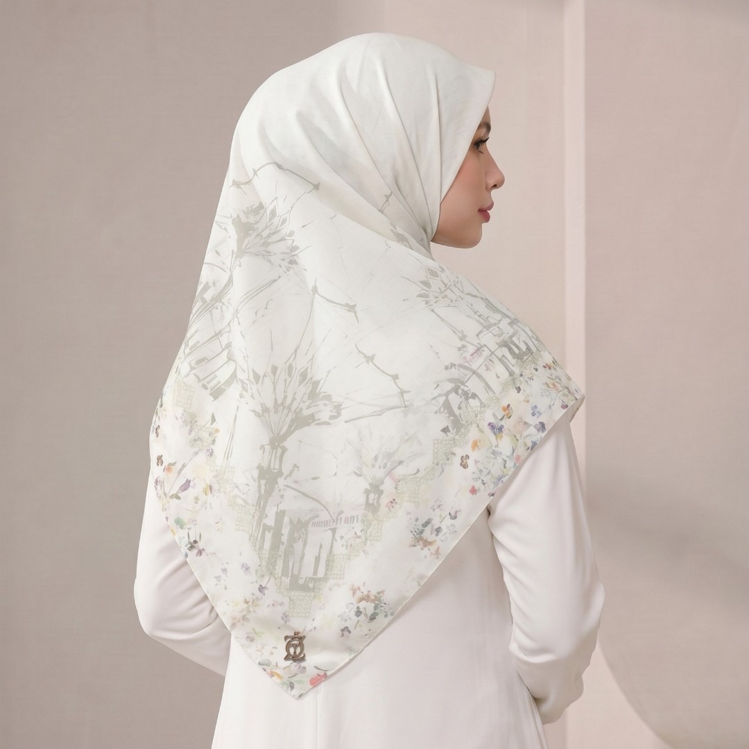 Zoya - Dafiya Print Scarf - Kerudung Hijab Segi Empat Motif Premium - Box