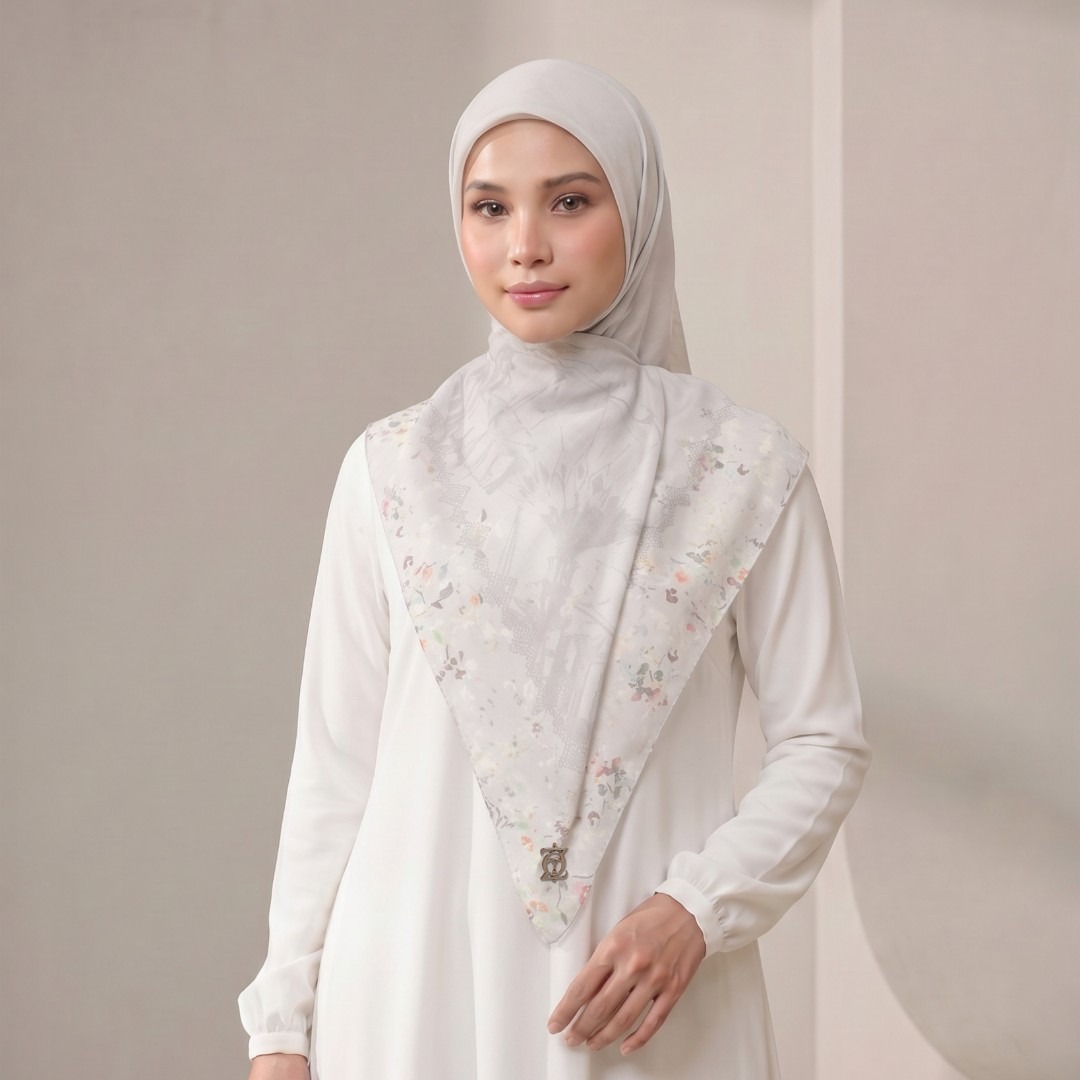 Zoya - Dafiya Print Scarf - Kerudung Hijab Segi Empat Motif Premium - Box