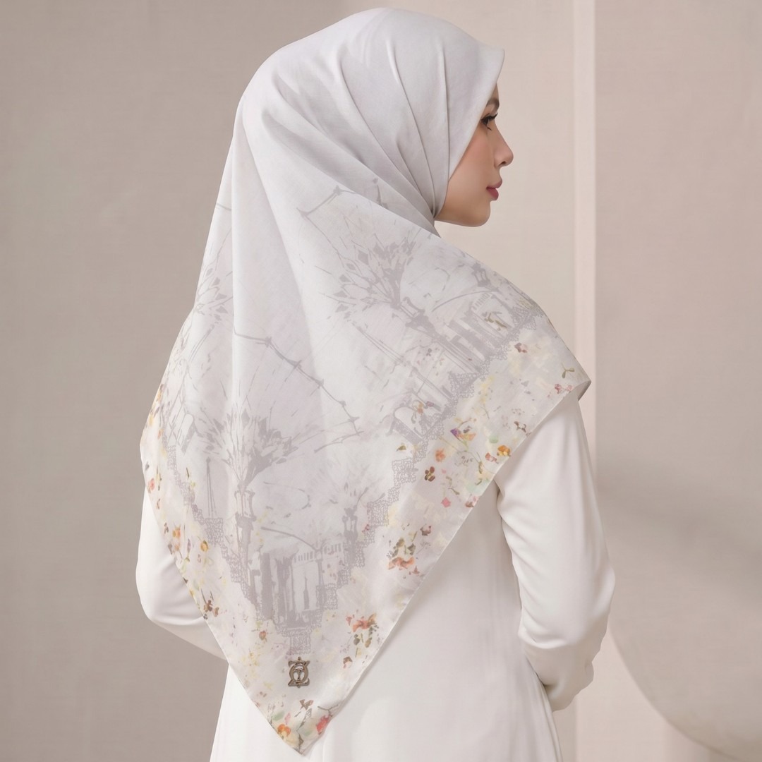 Zoya - Dafiya Print Scarf - Kerudung Hijab Segi Empat Motif Premium - Box