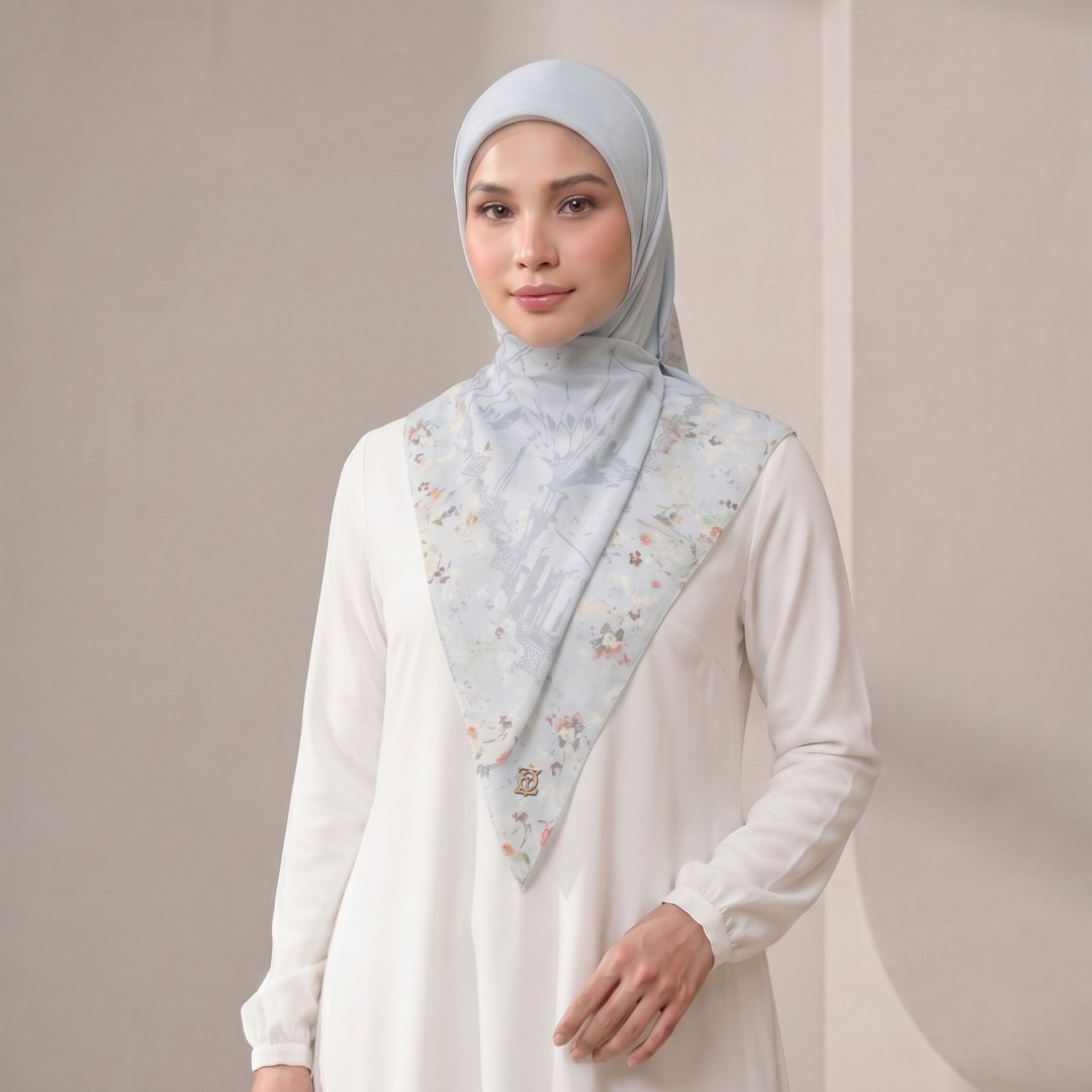 Zoya - Dafiya Print Scarf - Kerudung Hijab Segi Empat Motif Premium - Box