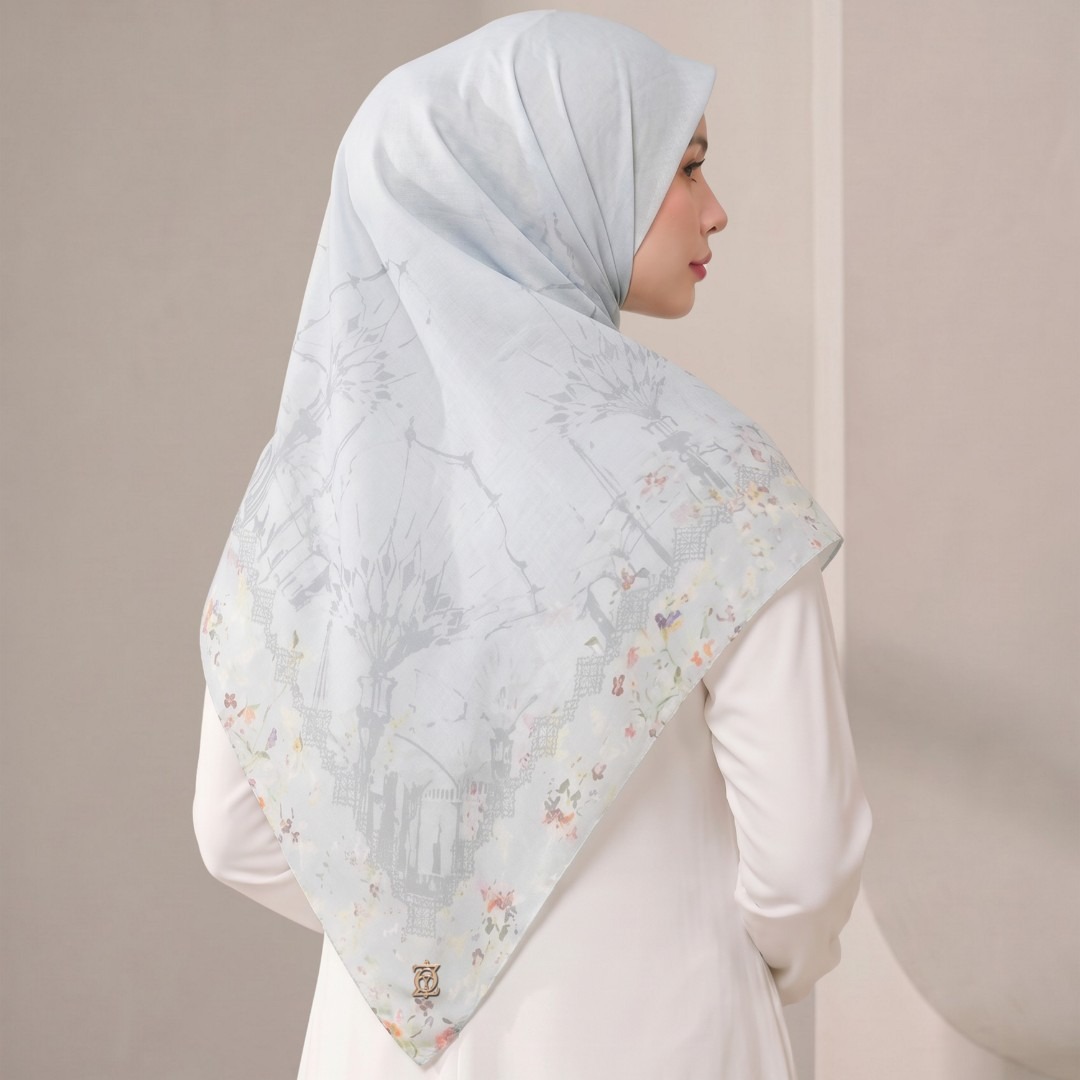 Zoya - Dafiya Print Scarf - Kerudung Hijab Segi Empat Motif Premium - Box