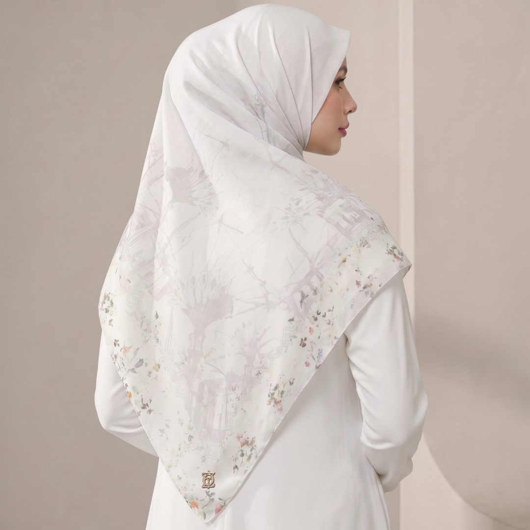 Zoya - Dafiya Print Scarf - Kerudung Hijab Segi Empat Motif Premium - Box