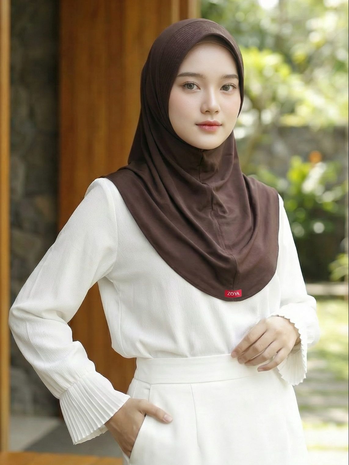 Zoya Bergo MARSHA HL Casual HEIQ - Kerudung Bergo Hijab Instan - Bahan Breeze Flex