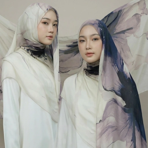 Image of Zoya Felora Pashmina - Hijab Pashmina Motif - Bahan Voal Viscose