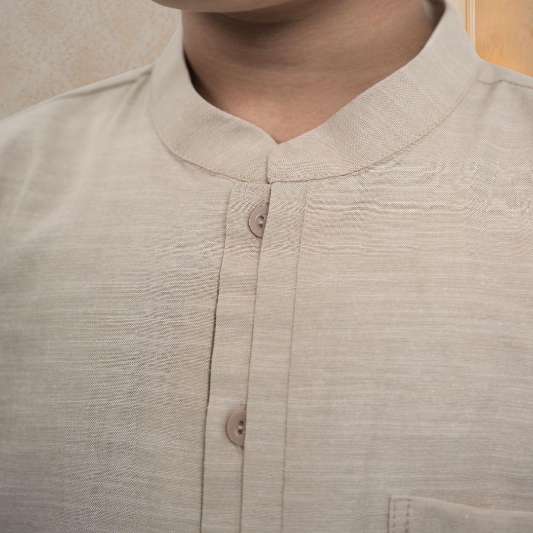 Zoya Filo Menswear Boys - Koko Baju Muslim Anak Pria - Bahan Cotton Slub
