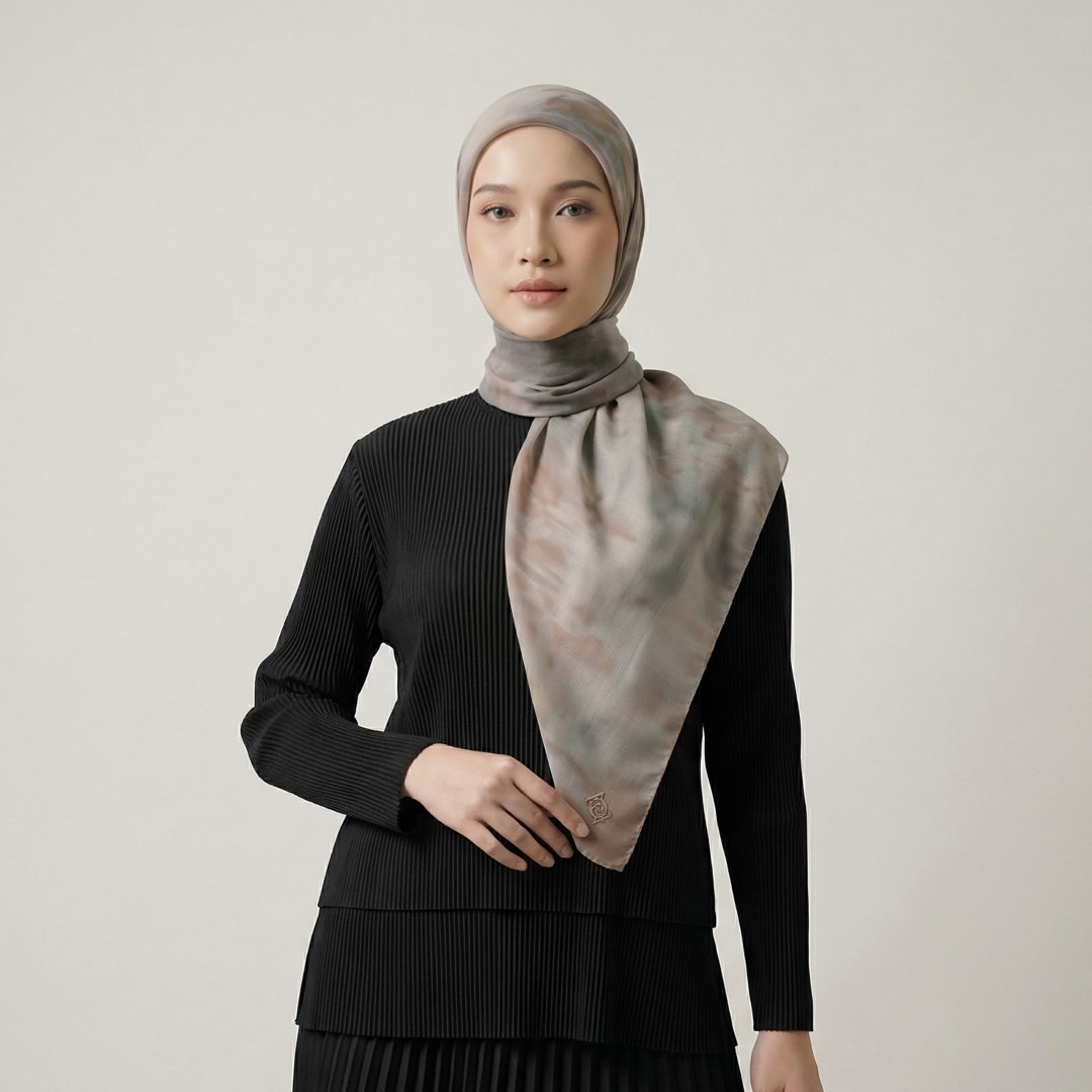 Zoya - Gritha Print Scarf - Kerudung Hijab Segi Empat Motif Premium - Box