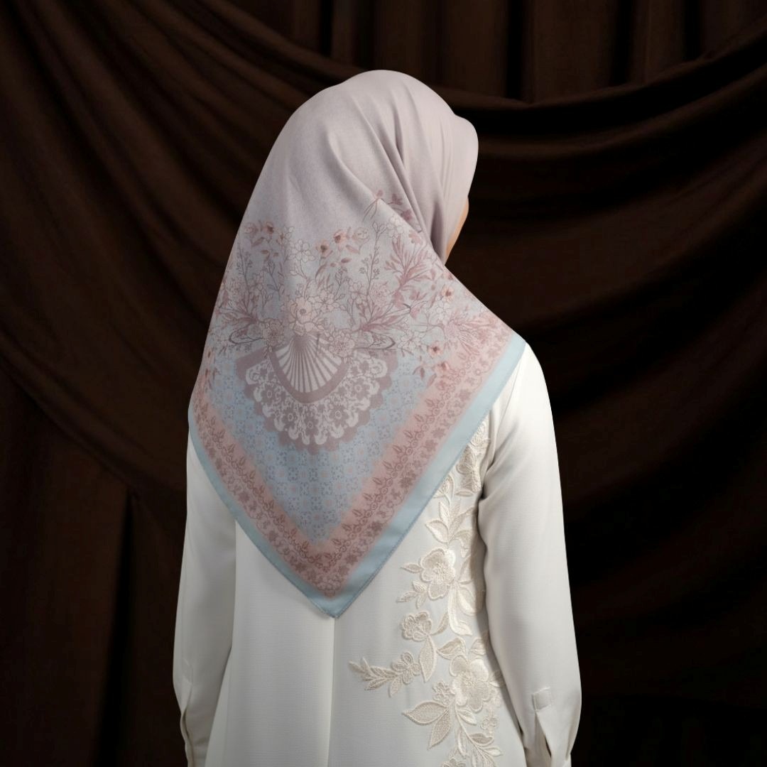 Zoya - Haniya Print Scarf - Kerudung Hijab Segi Empat Motif Premium - Box