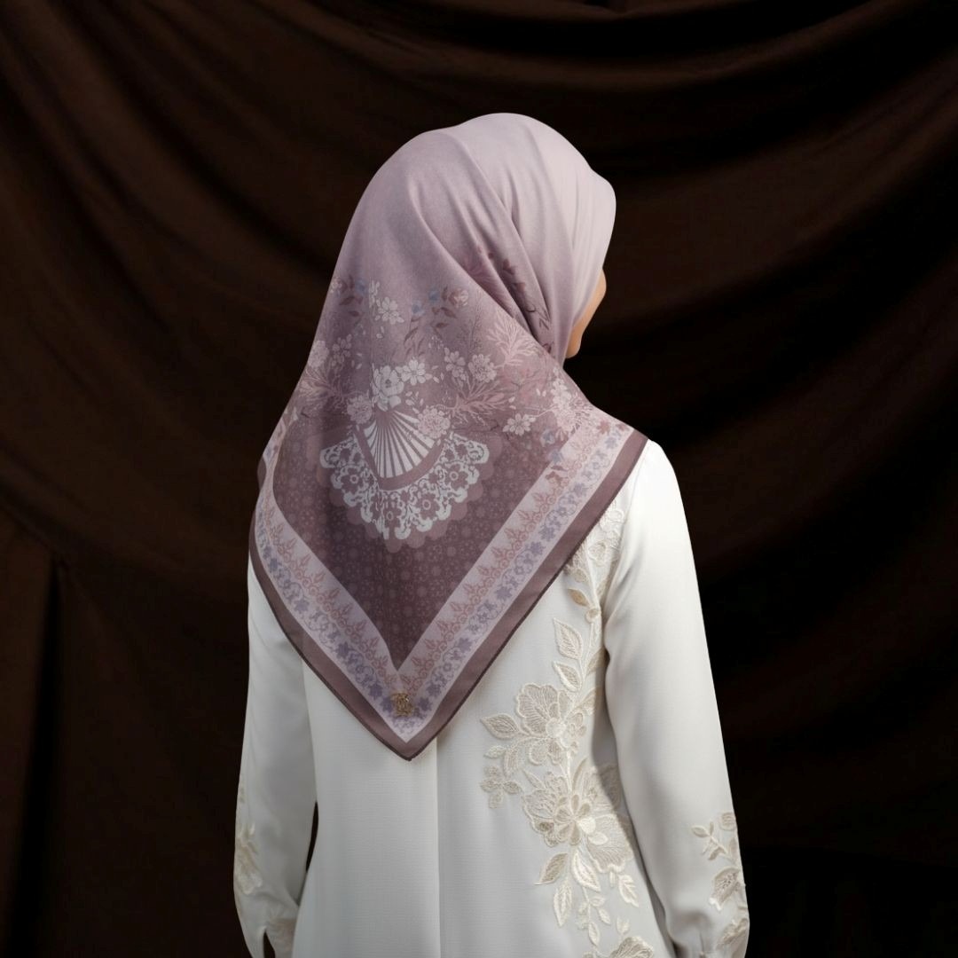 Zoya - Haniya Print Scarf - Kerudung Hijab Segi Empat Motif Premium - Box