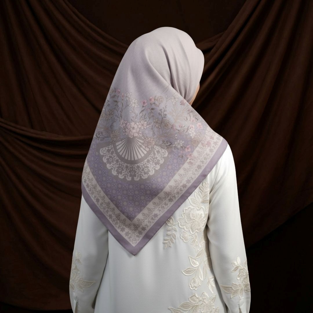 Zoya - Haniya Print Scarf - Kerudung Hijab Segi Empat Motif Premium - Box