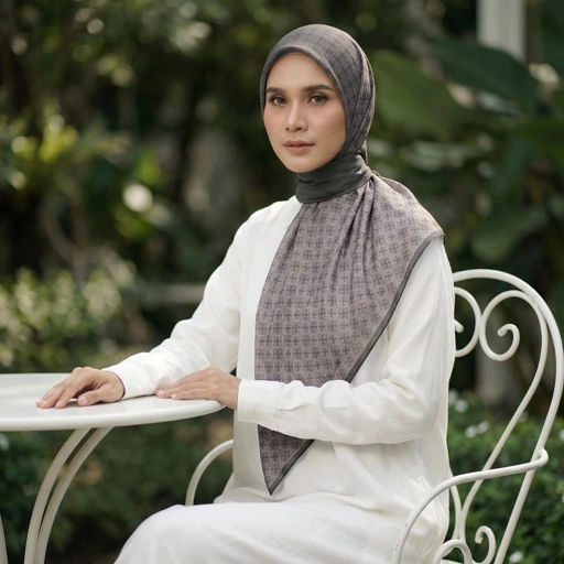 Image of Zoya - Ishana Print Scarf - Kerudung Hijab Segiempat Motif - Bahan Voal Tasdia