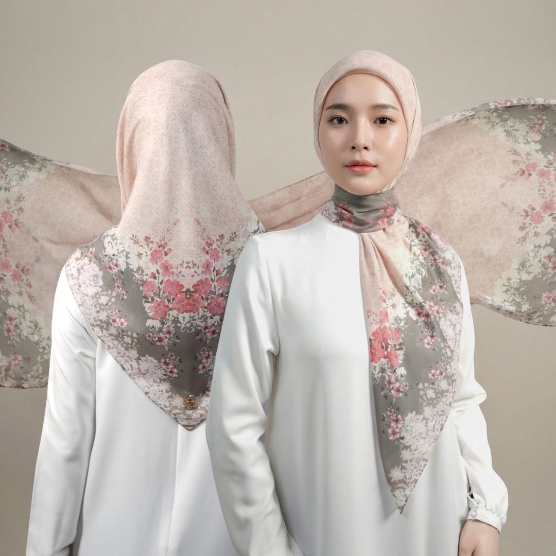 Zoya - Kalila Print Scarf - Kerudung Hijab Segi Empat Motif Premium - Box