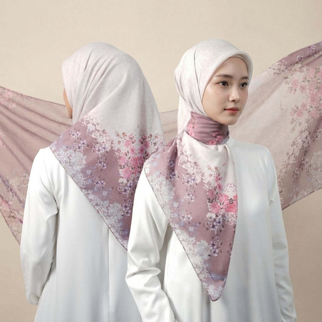 Zoya - Kalila Print Scarf - Kerudung Hijab Segi Empat Motif Premium - Box